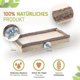 thumbnail image 2 of 20x10cm with natural wood for cockatiels | Parrot Birdcage Platform | Tray, bird accessories lie, 2 of 4