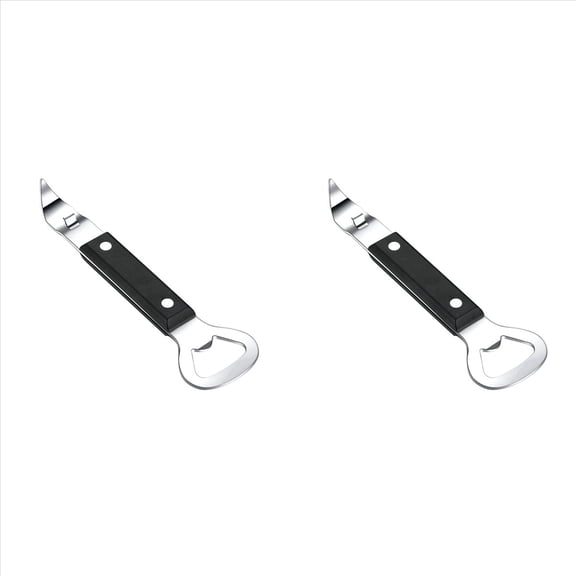 Can Punch Bottle Opener, Manual Stainless Steel Can Opener 2 Pack