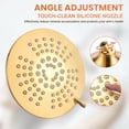 thumbnail image 5 of Wowow Shower Faucet with Valve, Bathroom Tub Shower Faucet Kit, Single Handle Rain Shower Head with Tub Spout, Gold, 5 of 8