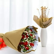 Naler 60 Sheets Metallic Gold Tissue Paper Bulk,15 x 20 Gift Wrapping Tissue for Party Packaging