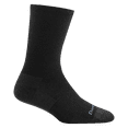 thumbnail image 4 of Darn Tough Women's Solid Basic Crew Lightweight Socks, White, Black, Gray Medium (Variety Pack), 4 of 6