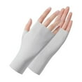 thumbnail image 1 of Gants de Protection Solaire Demi-Doigt pour Femmes, 18*9.5cm, Polyester, UPF50+, Pliables et Légers, 1 of 8
