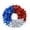 Red, variant on Red White and Blue Sequin Wreath for Front Door Patriotic Sequin Wall Decor Memorial Day Ornament for Porch 4th of July Decorations Independence Day Shiny Hanging Festive Holiday Accent