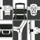 thumbnail image 4 of Estuche de maquillaje OUDMAY, organizador profesional con ruedas 4 en 1, color negro, 4 of 7