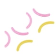 thumbnail image 4 of 6 Pcs Pink Yellow Rubber Cosmetic Makeup Eyelash Curler Pads, 4 of 5