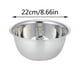 thumbnail image 1 of Juego de Tazones para Mezclar de Acero Inoxidable de Alta Resistencia | Tazón de Cocina Grande Multiusos para Mezclar, Marinar y Preparar Alimentos | Borde Plano para Verter | Juego de 1, 1 of 2