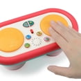 thumbnail image 1 of Juguete de tambor para bebé, juguete iluminado, portátil de aprendizaje temprano con luces y sonidos, juguete sensorial para niños de 1, 2, 3 y 4 años, 1 of 9