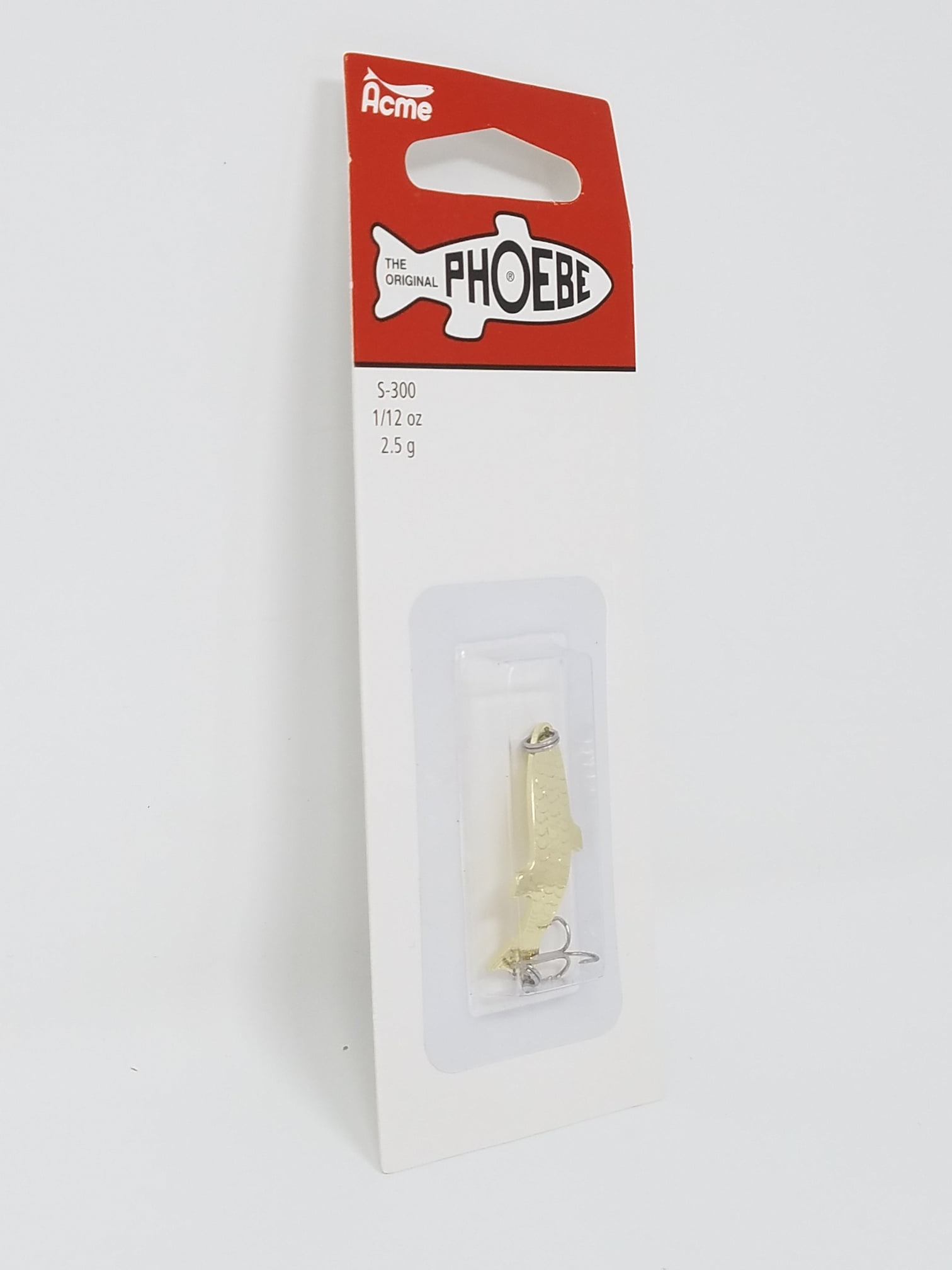 (2 pack) Acme Tackle Phoebe, Fishing Lure Spoon, 1/12 oz., Gold
