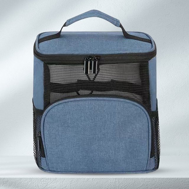 Bolso cosmético impermeable abierto de par en par de los bolsos del artículo de tocador de la ejecución de Oxford para las mujeres y los hombres