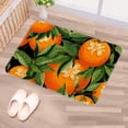 thumbnail image 5 of Tangerine Polyester Non-Slip Indoor Carpet Kitchen Mat - Machine Washable Door Rug Chair Mat, 5 of 6