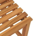 thumbnail image 7 of vidaXL Patio Bench, Indoor/Outdoor for Entryway, Garden, Solid Teak Wood, 44.9"x15.7"x17.7" Brown, 7 of 7