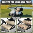 thumbnail image 6 of FUIALDOLG Colorful Floral Print Univesal Seat Covers for Golf Cart Ezgo Ordinary Seats, Breathable Cloth Fashion Appearance Golf Cart Accessories, No Need Detaching Armrests, 6 of 8