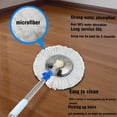thumbnail image 2 of 360° Spinning Mop Bucket System with 3 Microfiber Mop Replacement Heads, 2 of 7