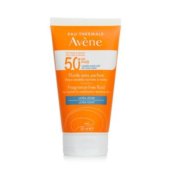Protector solar Eau Thermale Avene Fluido sin fragancia SPF50+ 50 m