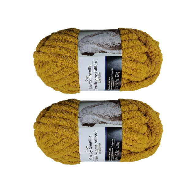 MAINSTAYS 2 pack gold polyester yarn
