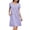 Purple - Polka Dots, variant on Ekouaer Nightgowns for Women with Pockets Button Front Short Sleeve House Dresses Floral Print Mumu Dress MooMoo Dresses