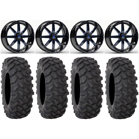Fuel Maverick Blue 20 Wheels 35 XTR370 Tires Polaris RZR XP 1000 / PRO XP / Ranger XP 900/1000