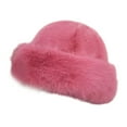 thumbnail image 3 of Gorro cosaco, gorro ruso, cómodo gorro Y2K, resistente al viento, cálido y abrigado. Rosa, 3 of 9