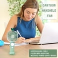 thumbnail image 2 of Daisyyozoid Wholesale Handheld Fan Handheld Fan Outdoor Portable Fan Desktop Fan Usb Mini Fan, 2 of 6