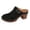 Black, variant on Ladies Summer Fashion Clog Sandals with Thick Bottom Half Orthopedic Slippers Wedge Heels Lightweight Shoes for Warm Days