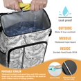 thumbnail image 2 of Colorful Paisley Pattern Insulated Backpack Cooler, Waterproof & Leak Proof, High-Performance Insulation, Perfect for Travel, Camping, and Outdoor Activities, 2 of 6