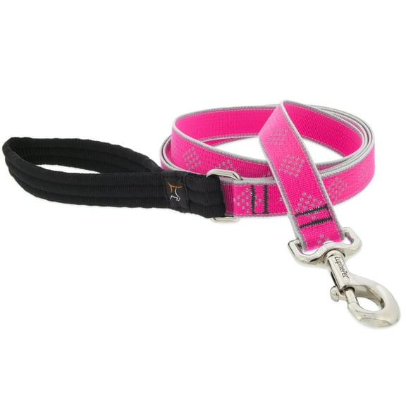 HL 1in Pink Diamond 4ft Dog Leash