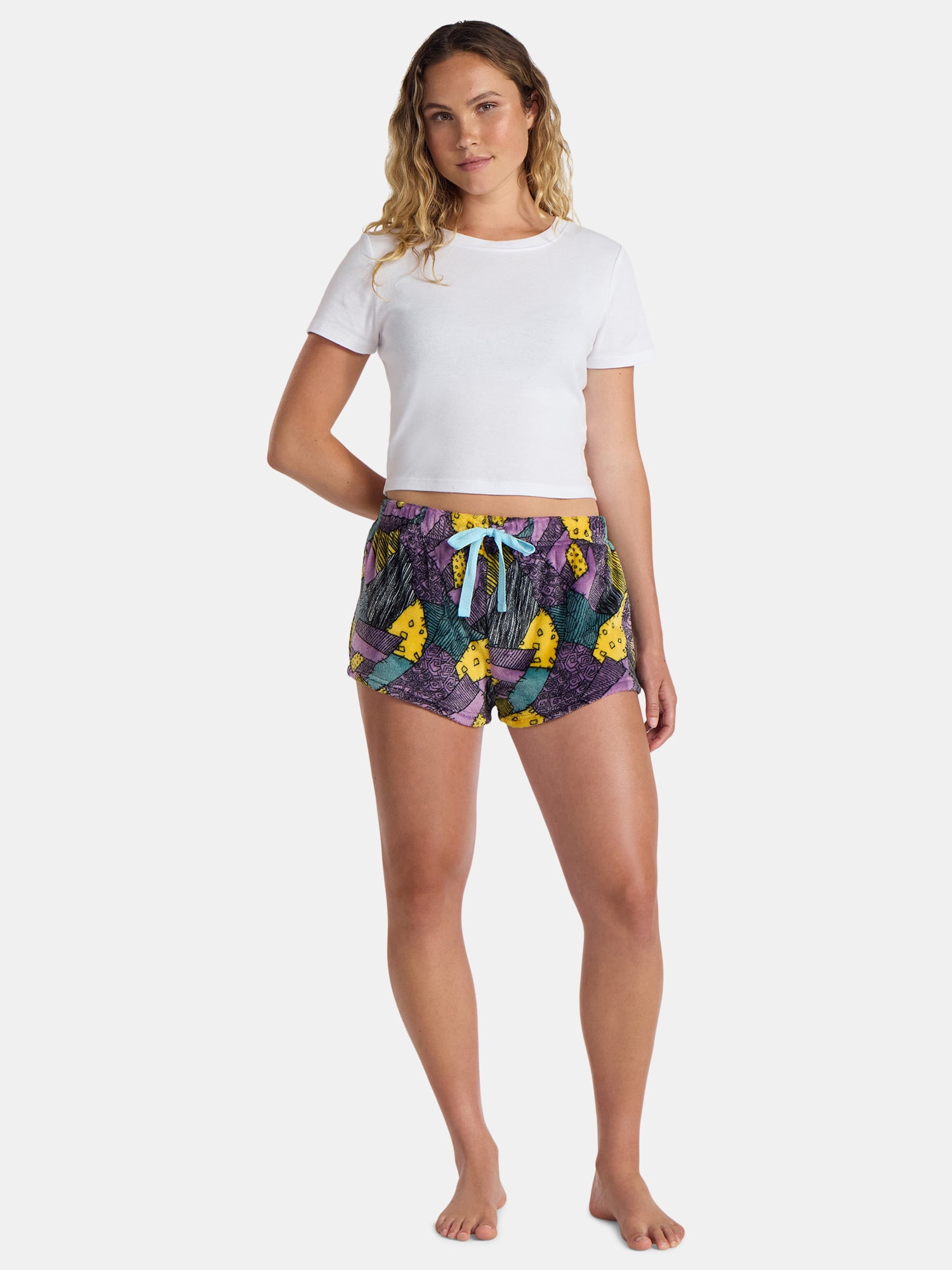 Disney Women's Nightmare Before Christmas Sally Minky Sleep Shorts, 2-Pack, Sizes XS-3X