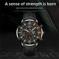 thumbnail image 5 of Rinsvye Sport Men'S Stainless Young Mens Watches Steel Case Leather Band Digital Watch For Men Quartz Analog Wrist Watch Camping Watch Birthday Gift For Men, 5 of 9