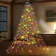 thumbnail image 1 of Cadena de luces LED con anillo para árbol de Navidad, decoración de techo, jardín, patio, pared exterior, árbol, ropa, cascada, luces de colores, 1 of 2