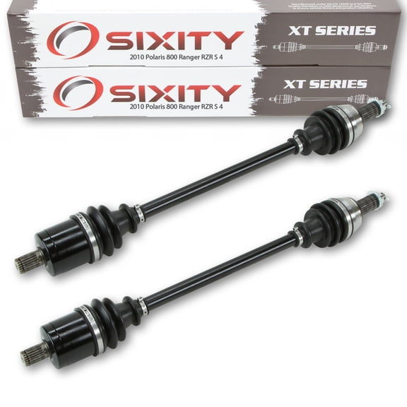 2 pc Sixity XT Front Left Right Axle compatible with Polaris Ranger RZR S4 800 2010 - R10VH76FX RZR S International 4X4