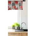 thumbnail image 3 of Ambesonne Floral Window Valance, Blossoming Peony Art, 54" X 18", Multicolor, 3 of 3