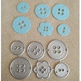 Button Metal Die Cuts, Button Cutting Dies Mold for DIY Scrapbooking ...