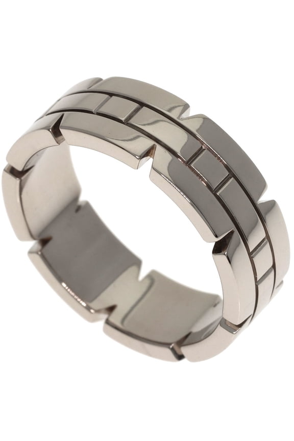Pre-Owned Cartier Panthre #60 Ring, 18K White Gold, Women's.