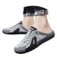 thumbnail image 2 of Daolelai Thin Men's Shoes Summer Mesh Breathable Hole Sandals Men's Lazy One-Step Slip-On No Heel Closed Toe Casual Shoes, 2 of 9
