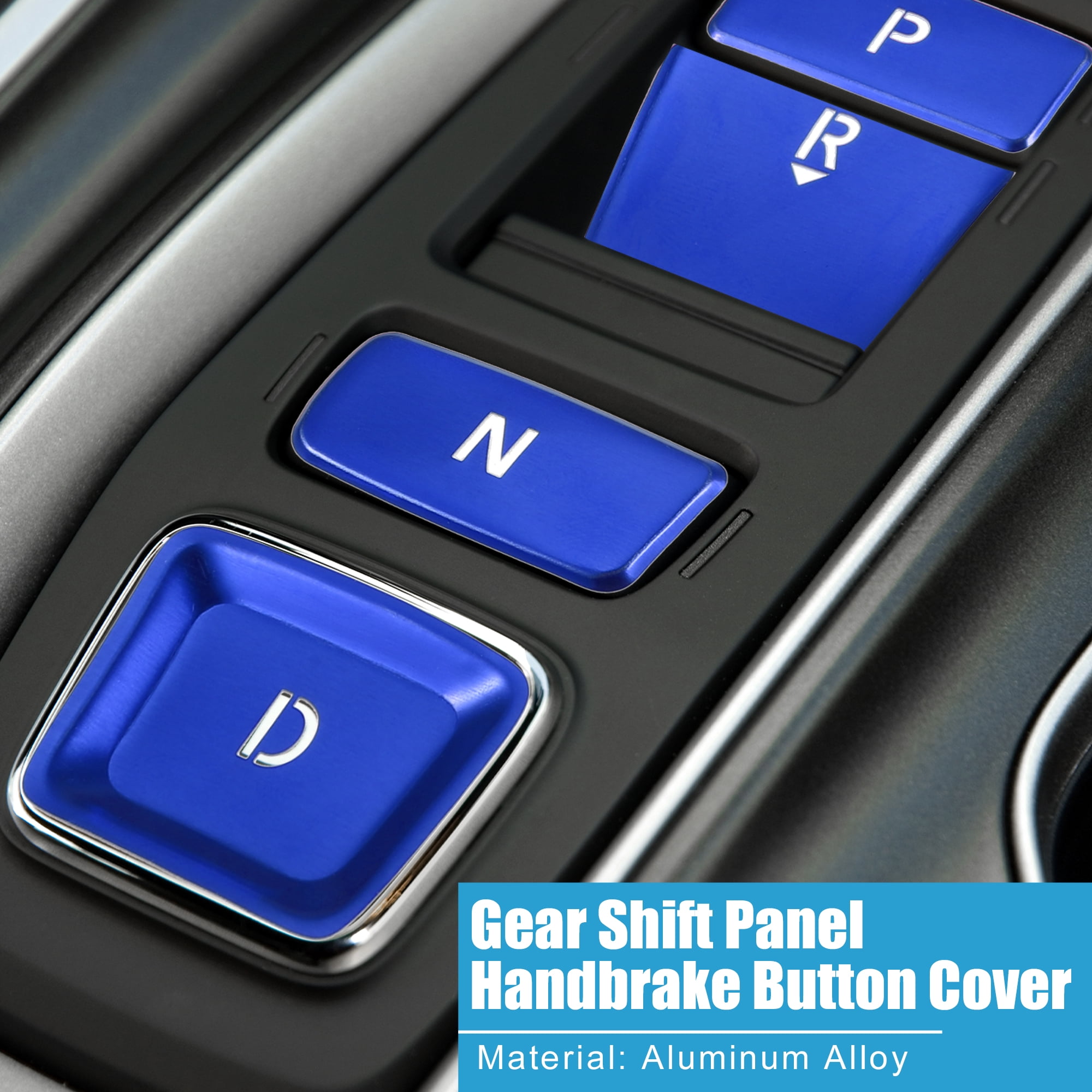 Unique Bargains Gear Shift Handbrake Cover for Honda Accord 2018-2022 Blue