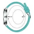 thumbnail image 6 of Blekon Original Nurse Analog Watch - Aqua, Easy Read Dial, Second Hand, Water Resistant, Quartz Movement, 6 of 8