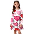 thumbnail image 1 of Tauxra Robe à Manches Longues pour Femmes, Robe Patineuse Extensible Évasée, Robe de Soirée Formelle à Col Rond et Tournoyante pour Femmes, Robe Basique Décontractée Unie à Manches Longues, 1 of 6