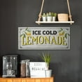 thumbnail image 2 of Stupell Industries Vintage Beverage Stand Sign Ice Cold Lemonade Phrase Canvas Wall Art Design by Jennifer Pugh, 13" x 30", 2 of 6