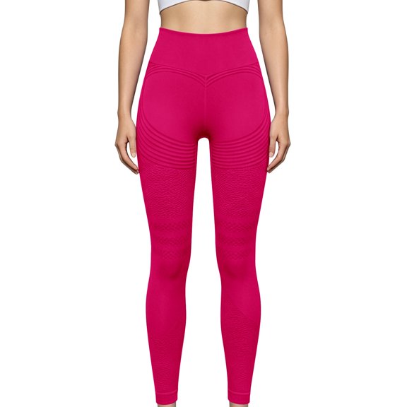 TRUBKH Womens Leggings Full Length Leggings Ultra Soft Yoga Pants Women's Activewear Leggings Womens Pants No See-through Leggings Running Sport Plus Size No Front Seam Yoga Pants Fitness Pink 4XL