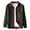 a-339Multicolor75, variant on FINALGANG Mens Lapel Collar Button Color Block Stripe Print Roll Up Long Sleeve Bust Pocket Shirt Loose Fit Spring Daily Outdoor Casual Tops Soft Top Multicolor XXXL