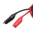 thumbnail image 3 of 2 Par Pinza Cocodrilo de Cable de Prueba de Batería de Coche Doble Extremo Negro Rojo Unique Bargains Cable de prueba con pinza de cocodrilo, 3 of 3
