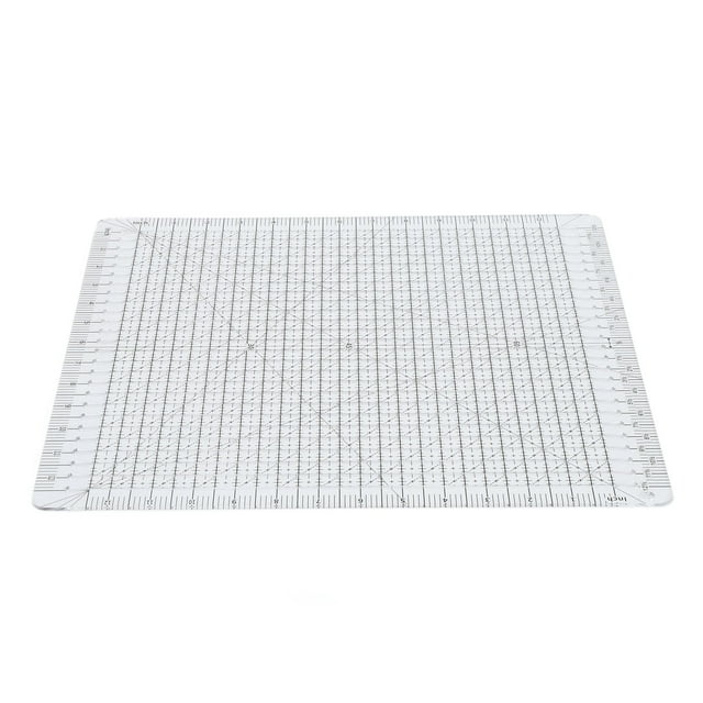 Quilting Ruler, 12in Wide Shape Cut Ruler Thick Acrylic For Measuring