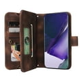 thumbnail image 6 of for Samsung Galaxy Note 20 Wallet Case, [Card Slots] PU Leather ID Credit Holder Folio Flip Kickstand Magnetic Clasp Phone Cover & Lanyard & Shoulder Strap for Note 20, Brown, 6 of 8