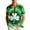 Green A2, variant on LWITHSZG St Patricks Day Shirt Men Holiday Party Sparkly Sequin Printed Tops Glitter Irish Shamrock Short Sleeve Button Down Shirts M-3XL