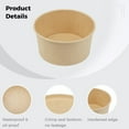 thumbnail image 4 of 50Pcs 35oz Disposable Paper Bowls, Kraft Paper Compostable Biodegradable Bowls, Leakproof Microwave Safe Paper Containers for Soup/Salad/Noodles/Cold/Hot Food, 4 of 6