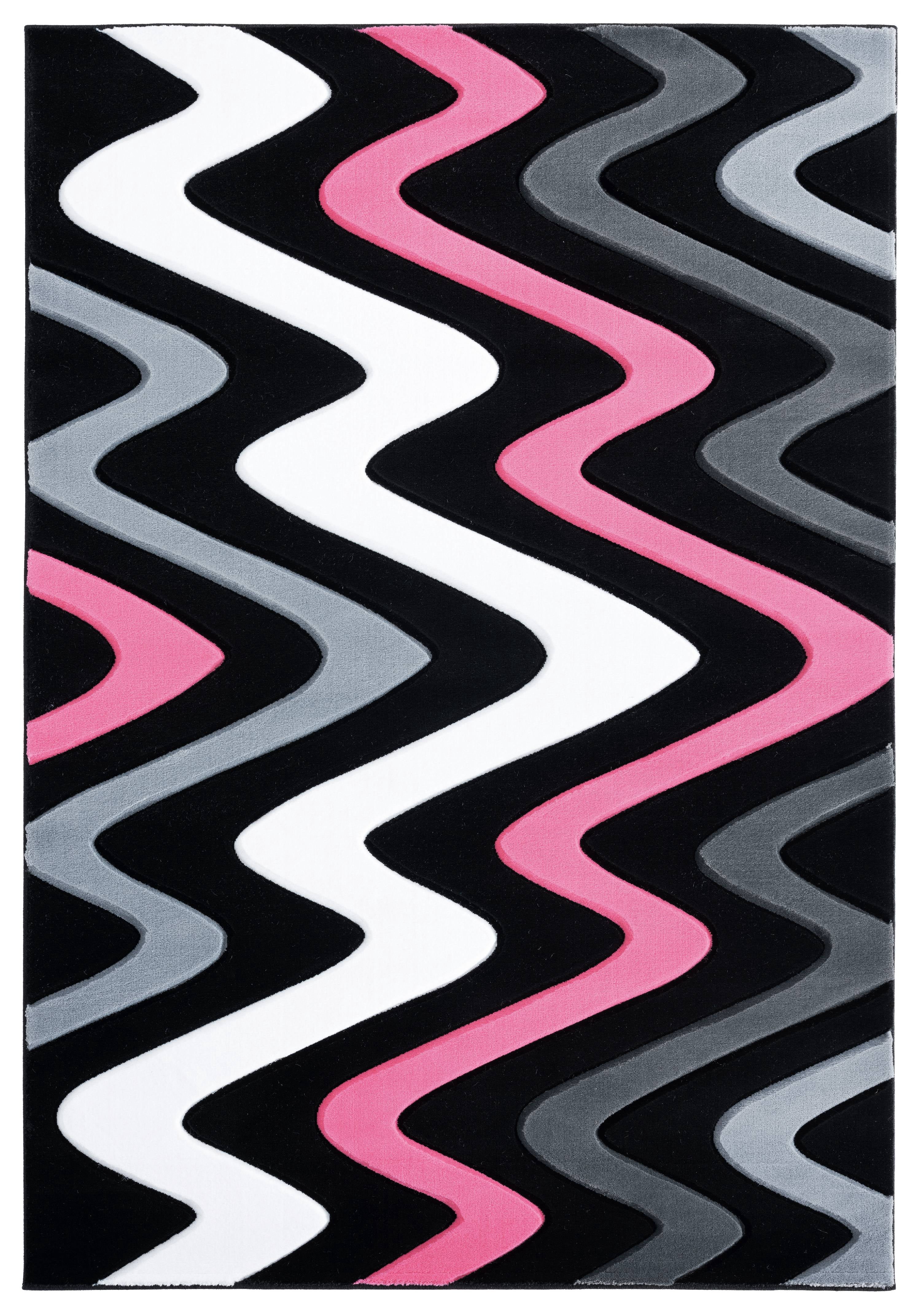 United Weavers Drachma Larissa Contemporary Abstract Area Rug, Pink, 5'3" x 7'6"