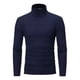 thumbnail image 1 of A Camisa De Fondo Simple Cuello Tortuga Manga Larga Hombres, 1 of 8