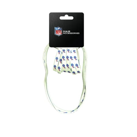 Buffalo Bills Hair Accessory 6-Elastic Ponytail Bands and 2-Elastic Head Bands
