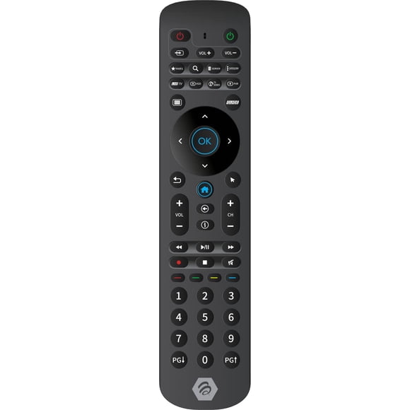 BuzzTV IR-200 Factory Replacement Remote Control - IR TV Remote for BuzzTV Devices - Universal TV Remote - Easy Setup, Compact Design, Durable Construction, Compatible