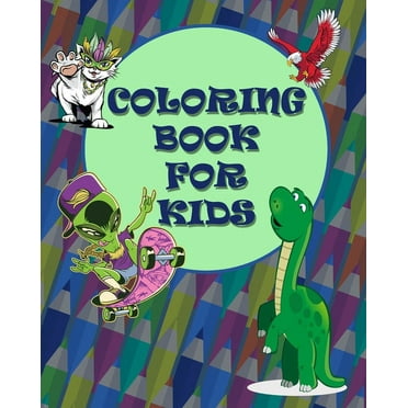 Coloring Book For Kids : Perfect Gift For Boys and Girls, Ages 4-9 - 50 Unique Pages (Paperback)